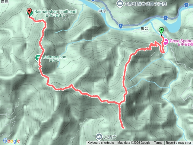 阿冷山白毛山縱走預覽圖