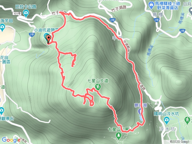 七星連走（小油坑、七星瀑布、夢幻湖、東峰、主峰、南峰、七星錐、七星池）