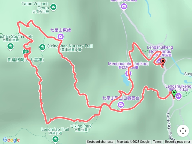七星山主峰東峰及凱達格蘭山