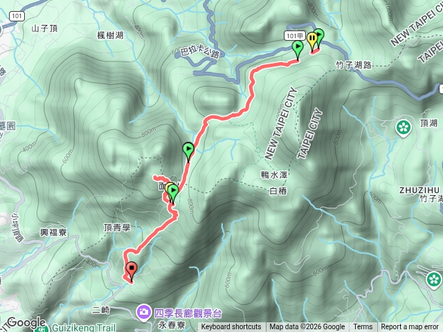 二子坪→面天坪→火燒山→太子記念埤→清天宮預覽圖