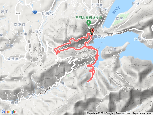 依山閣 小竹坑古道 小粗坑山 水庫邊 聖義宮 環狀