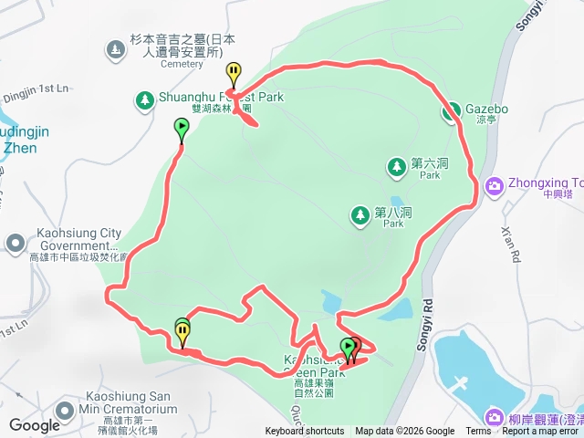 MJ走高雄果嶺公園步道