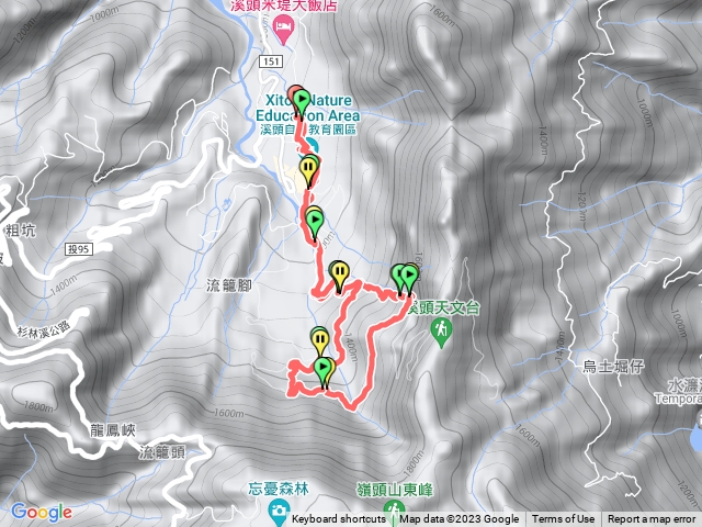   112年1月5日溪頭健行