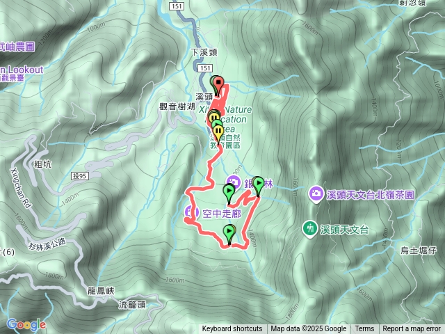 早安2025102516：17登溪頭步道祝順心如意。_