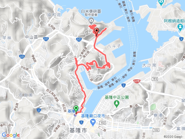 基隆市火號山、球子山燈塔