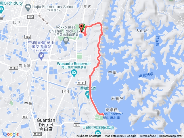 2022-04-24_台南鎮南宮後山登山步道烏山頭水庫來回