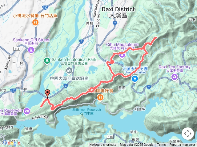 溪白溪P字來回縱走（經慈湖+百吉）
