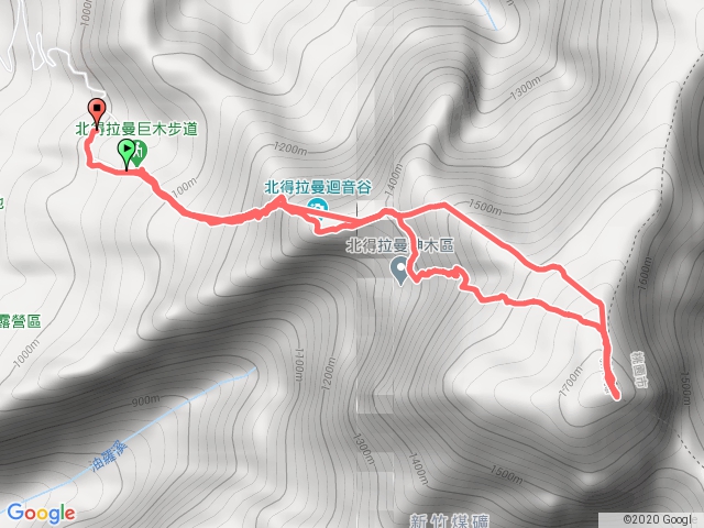 新竹 尖石 內鳥嘴山 北得拉曼步道 O型縱走