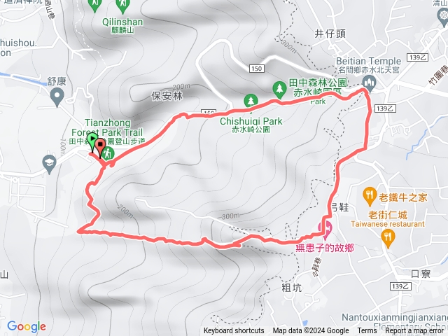 田中森林公園登山步道&赤水崎步道20240330