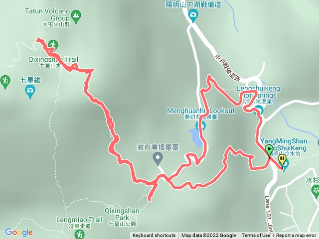 冷水坑到七星山