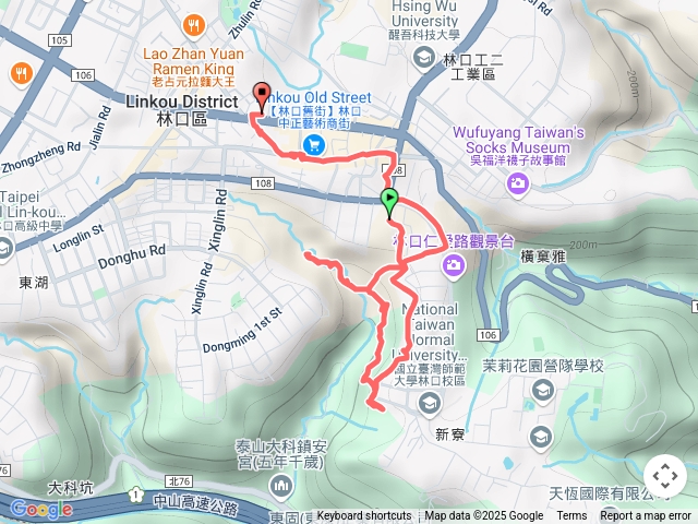 林口老公崎步道桐花步道