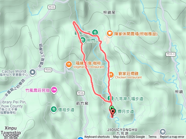九芎湖九福步道預覽圖