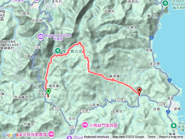 牡丹車站到打鐵寮預覽圖