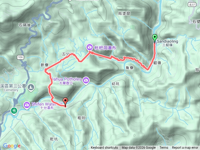 三貂嶺瀑布群步道預覽圖