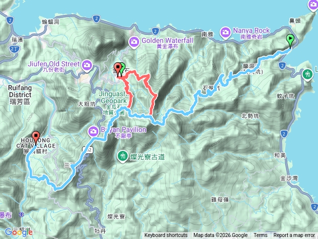 龍洞坑古道連走石梯嶺古道-半屏山-茶壺山出瓜山國小預覽圖