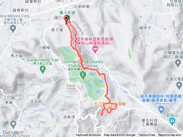 福人登山步道/大北坑/龍泉步道