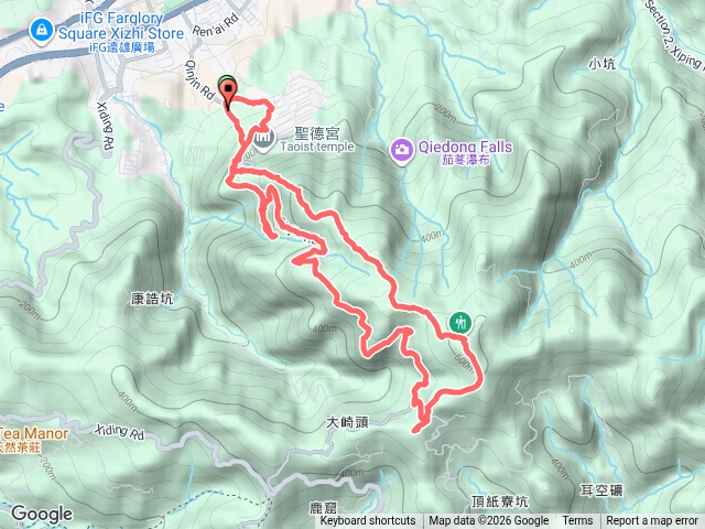 大尖山四分尾山上鹿窟崙山o型預覽圖
