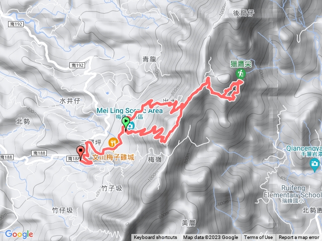 梅嶺古道+獵鷹尖一線天+伍龍步道