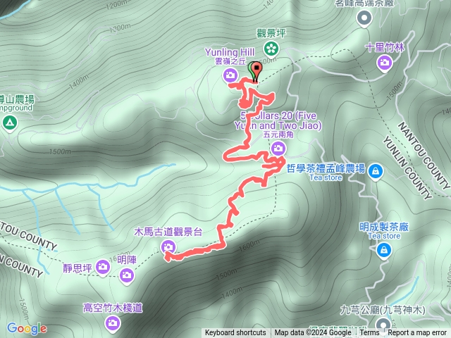 雲嶺之丘-木馬古道-五元兩角預覽圖