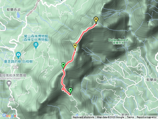 都蘭山步道登山口