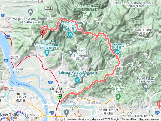 陽明山15連峰 陽明山大縱走