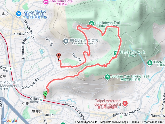 軍艦岩縱走（東華公園-照明寺）預覽圖