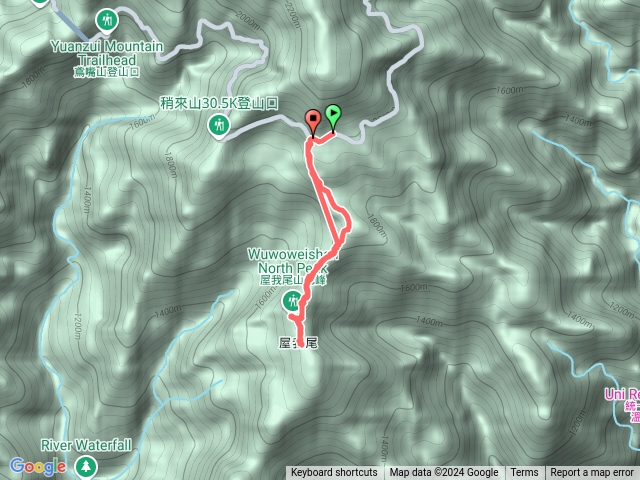 屋我尾山（大雪山路線）預覽圖