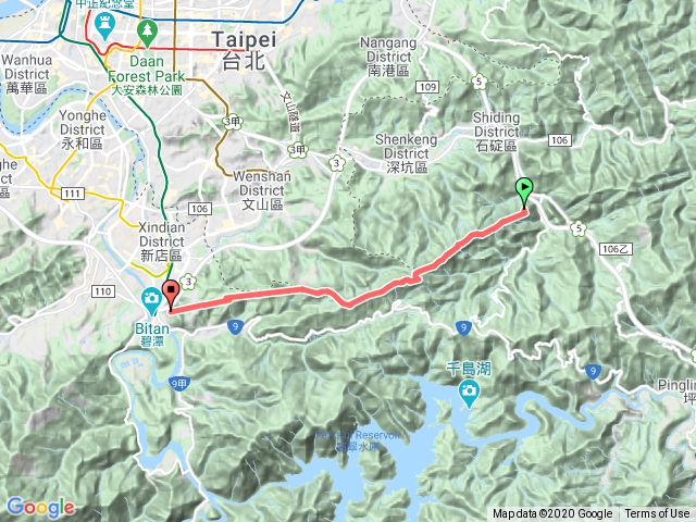 台北天際線_石碇-新店