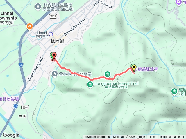 龍過脈森林步道-鐵管坑入口-兔仔嶺涼亭-回程開復廟結束預覽圖
