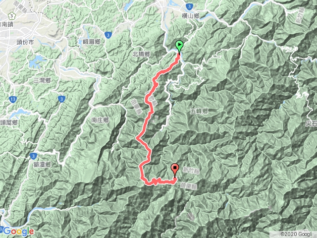 新竹五峰天際線：上坪-觀霧