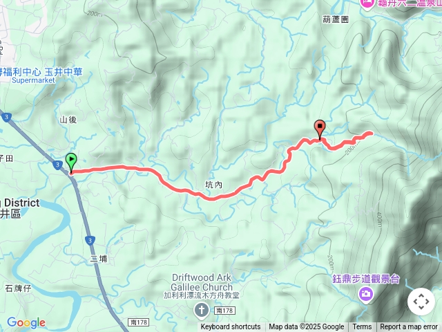 糖子恩山西稜線（坑內）林道蹦塌