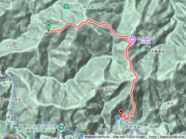 塔魔巴縱走預覽圖