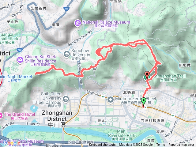 金劍金縱走（金面＞劍潭＞金面）預覽圖