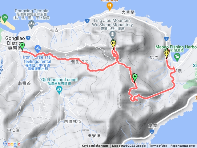 福卯古道福隆到卯奧漁港