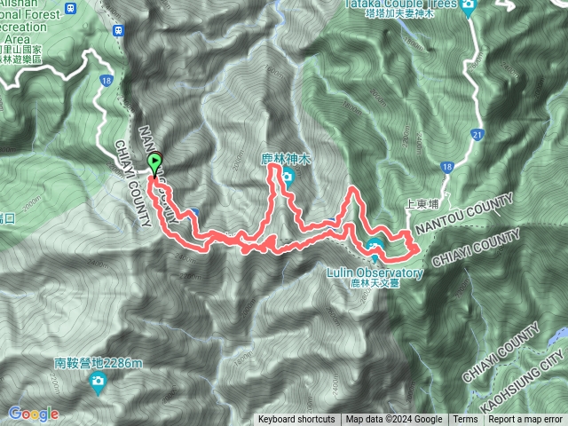 2024-02-22塔特縱走 O繞大馬路