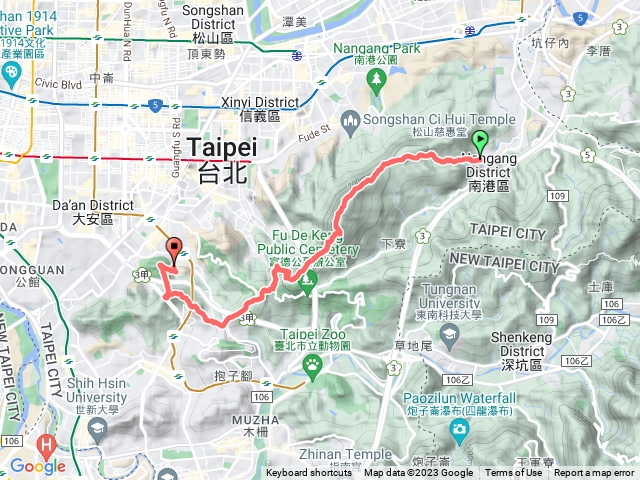 2023年臺北大縱走第六段