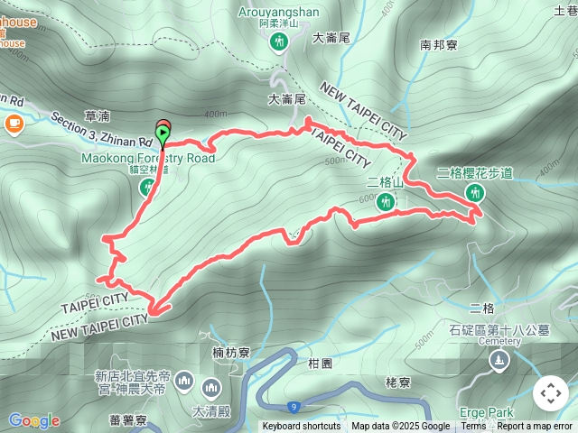 二格山草湳環狀路線