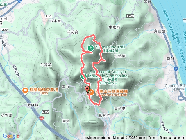 小北插北橫五段硬漢嶺o型