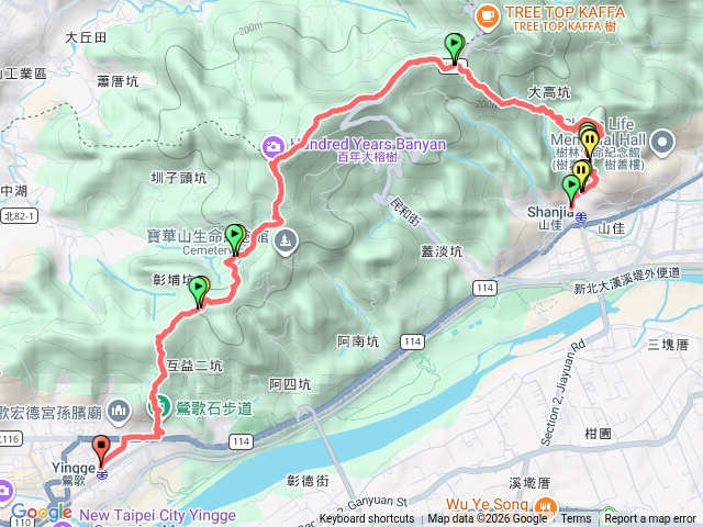 20260516山佳（牛埔山）→鶯歌（鶯歌石山）