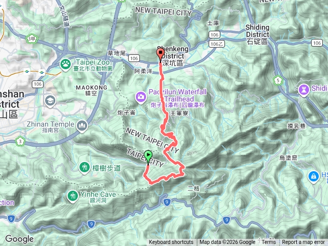 南邦寮山、二格山、阿柔洋山、大崙尾山中小路（小白勿入）、大崎嶺古道、深坑老街預覽圖