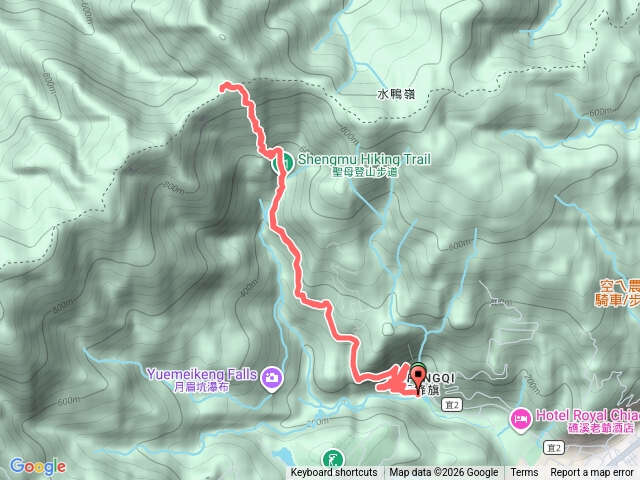 抹茶山步道：得子口溪攔沙壩(免費停車區)-聖母朝聖地-通天橋-聖母山莊（來回）C_C預覽圖