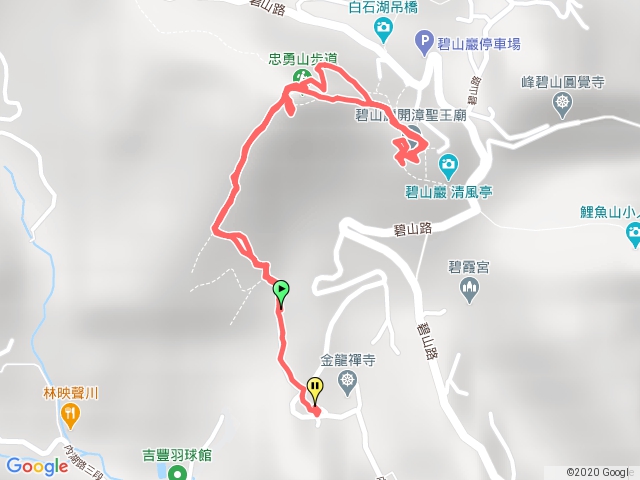 忠勇山到碧山巖回忠勇山