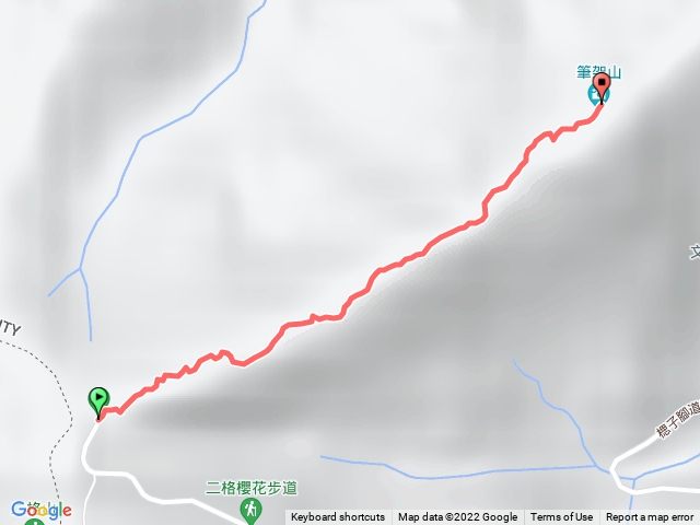 二格山到筆架山南北峰