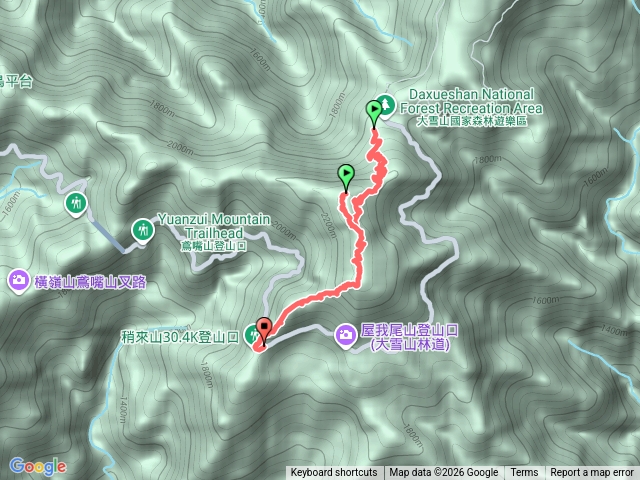 稍來山35k出發預覽圖