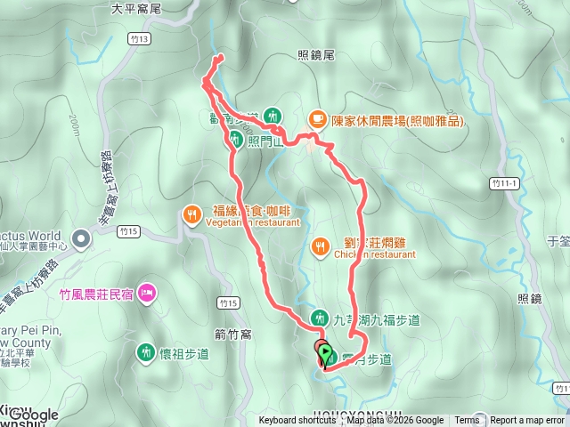 新竹新埔 九芎湖步道群O型預覽圖