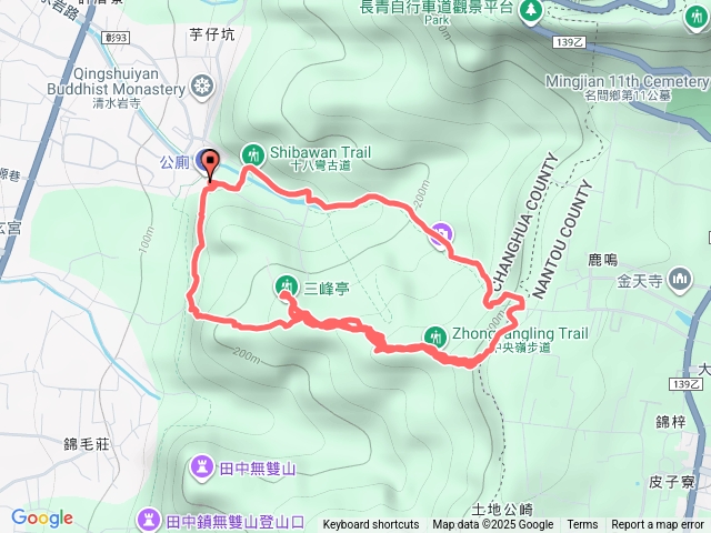 公廁-五峰-擎天崗-3峰-擎天崗-18彎古道-O型預覽圖