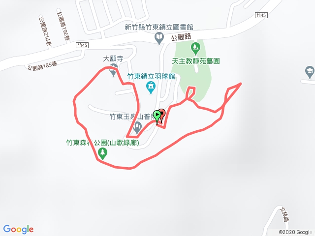 2018-12-01 竹東森林公園步道