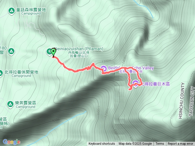 北得拉曼巨木區步道