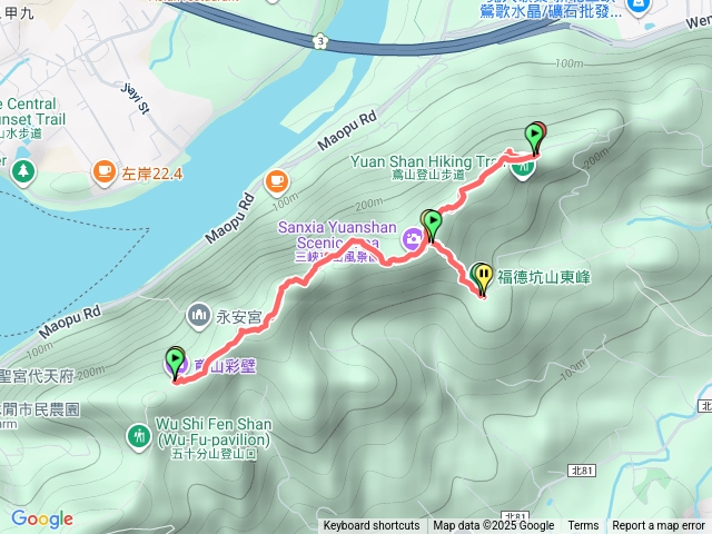 20250913鳶山彩壁、福德坑山步道