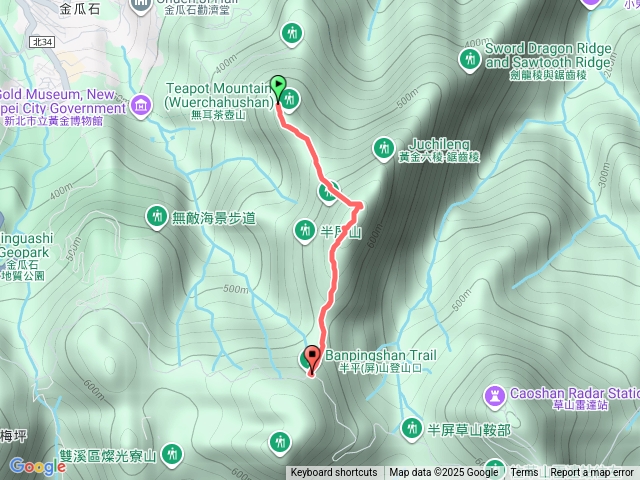半屏山（從茶壺山出發到另邊出口）
